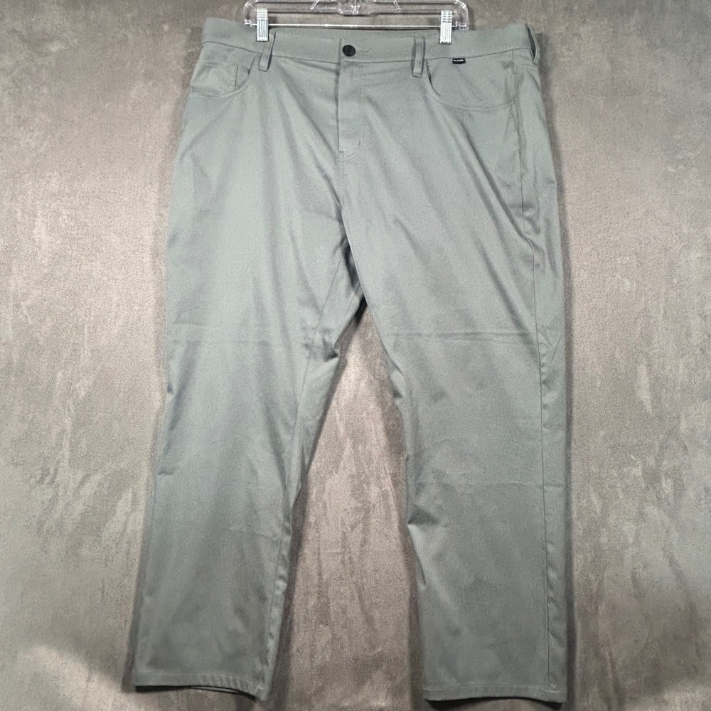 Travis Mathew Mens Golf Pants Gray Size 40x28 Performance 5-Pocket Blue Gray